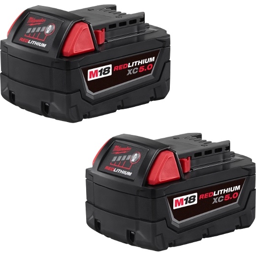 Picture of Milwaukee Electric Tool 48-11-1852 M18 5Ah Battery (2 Pack) Metco